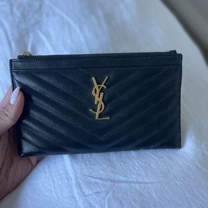 YSL monogram pouch